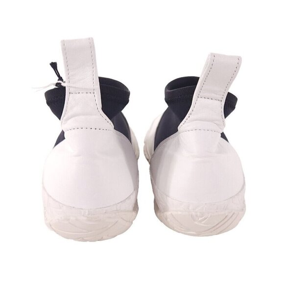 Issey Miyake Men White Vulcanized Mid-Top Sneakers 42 9 New - Picture 5 of 15